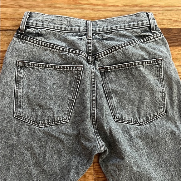 imogene + willie Harper Grey High Waisted Straight Jeans - Picture 6 of 10